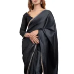 0103 Black Silk With Crystal Net