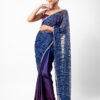 0289 Blue/Purple Two Toned Silk With Crystal Net