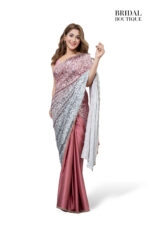 Pink And Silver Shaded Sequins