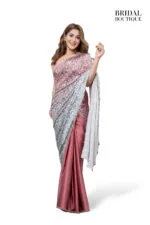 Pink And Silver Shaded Sequins