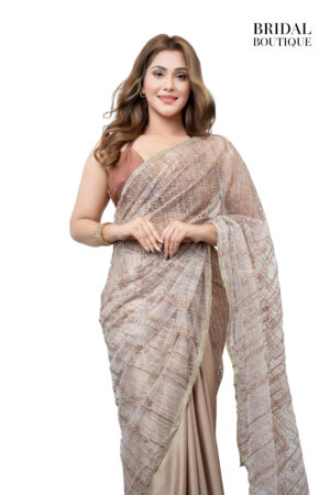 Champagne Gold With Crystal Net