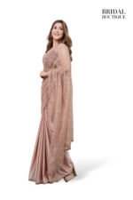 0778 Rose Gold Silk With Pearl Net
