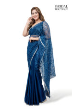 Midnight Blue With Aztec Pearl Net